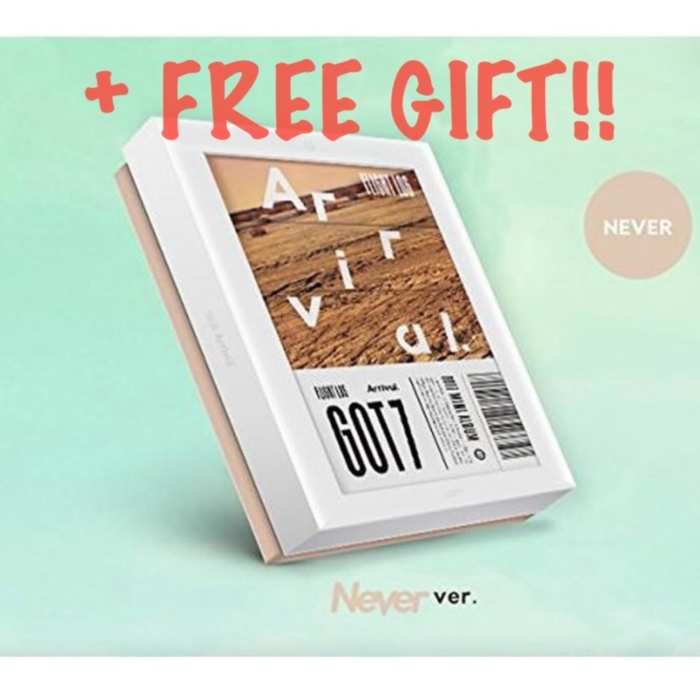 (NWOT) GOT7 - [FLIGHT LOG : ARRIVAL] Album NEVER Version Without PCs & Poster